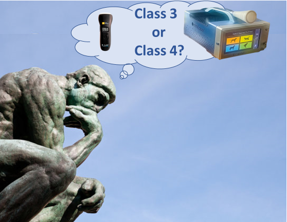 Class 4 veterinary lasers vs Class 3 veterinary lasers